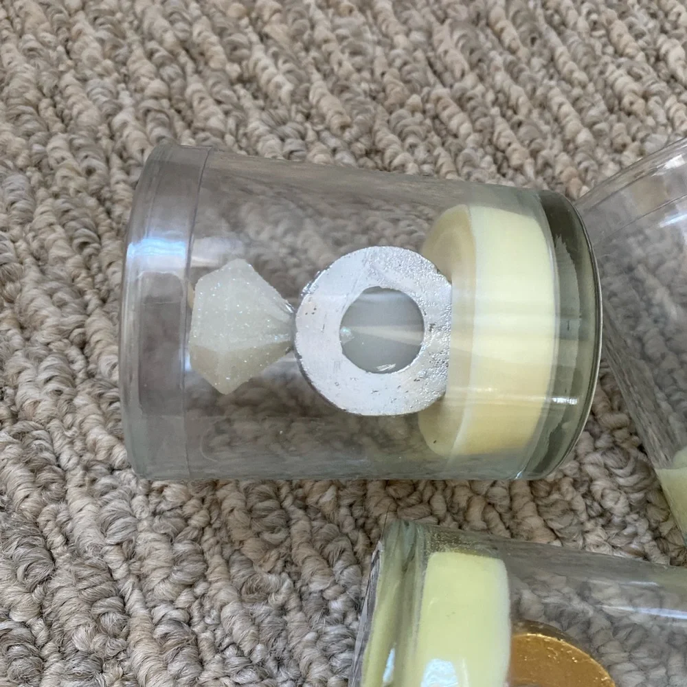 SET OF 3 MINI ENGAGEMENT RING CANDLES NEW 💍💍💍💍💍